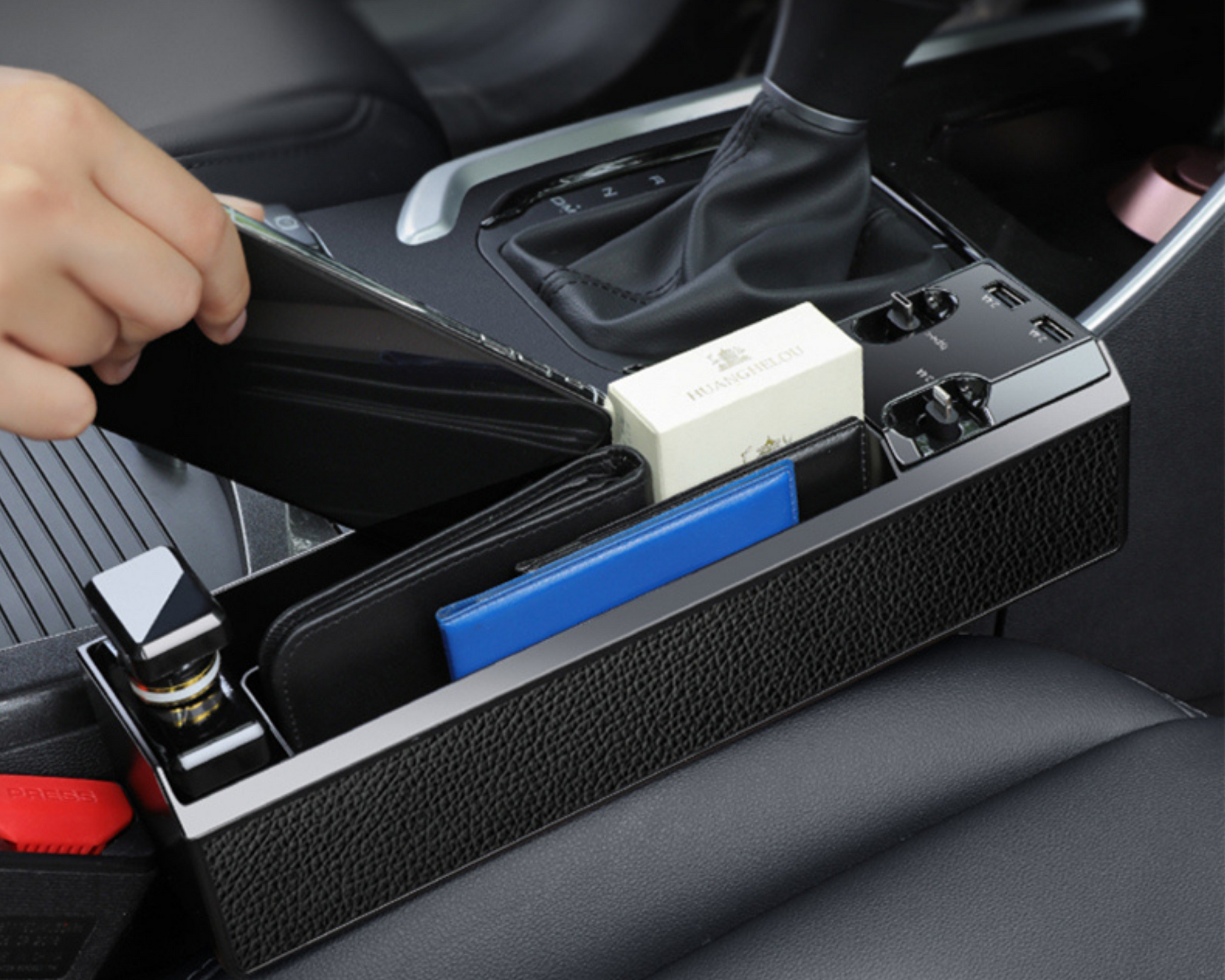 Fast Charging Car Seat Storage Box - Gadget Industry